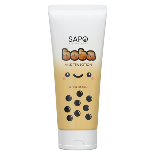 Sapo Boba Milk Tea Body Lotion, Fast Absorbing Hydrating Moisturizer