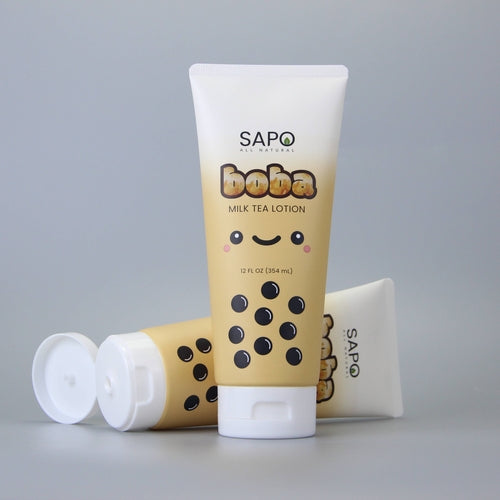 Sapo Boba Milk Tea Body Lotion, Fast Absorbing Hydrating Moisturizer